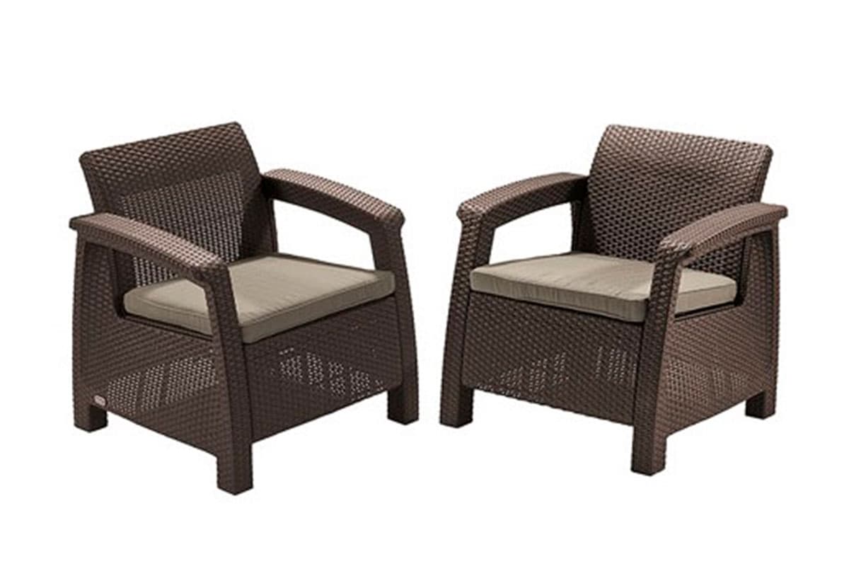 Комплект мебели Corfu Russia duo (2 кресла) коричневый