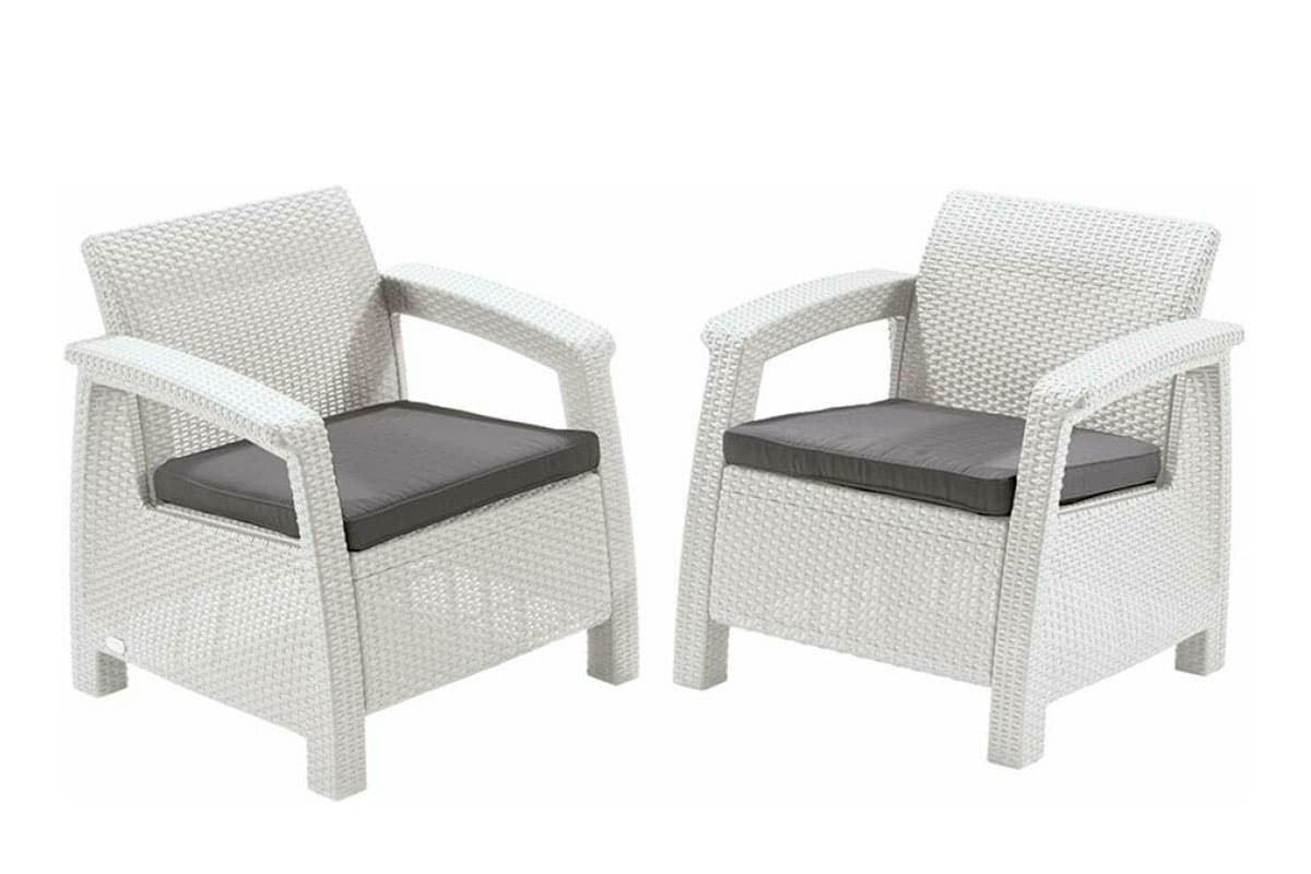 Комплект мебели Corfu Russia duo (2 кресла) белый