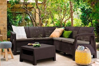 Комплект мебели Corfu Relax Set коричневый
